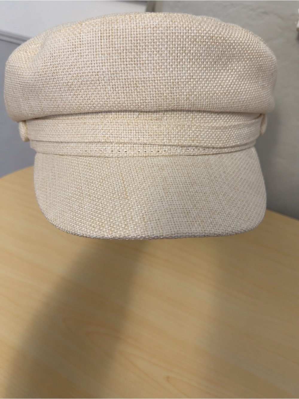 Cream Women’s Baker Boy Cap